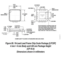 AD8336ACPZ-WP | 0.65mm 16-VQFN Exposed Pad, CSP Amplifier |Utmel Electronic