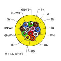 YEL,PVC,12X18,S-DF,ITC,MSHA