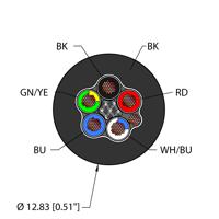 BLK,TPE,5X12,S-DF,TCERDB,ITCER