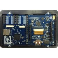Board with FPC/FFC 40 LCD connector, 5.0 inch TFT LCD Display Panel Preinstalled with Resistive Touch, Black Bezel