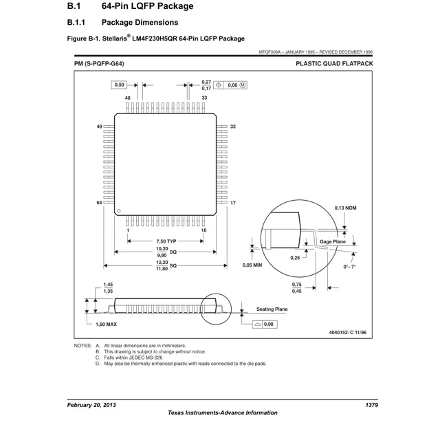LX4F230H5QRFIGA3-Texas-Instruments-datasheet-11623716.pdf Outline Dimensions_1