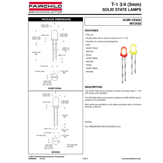 HLMP-3x50A, MV3x50 Outline Dimensions_1