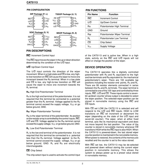 pid_14989489_cat5113r-10-catalyst-semiconductor-datasheet-5101.pdf  Pinout Diagram_1