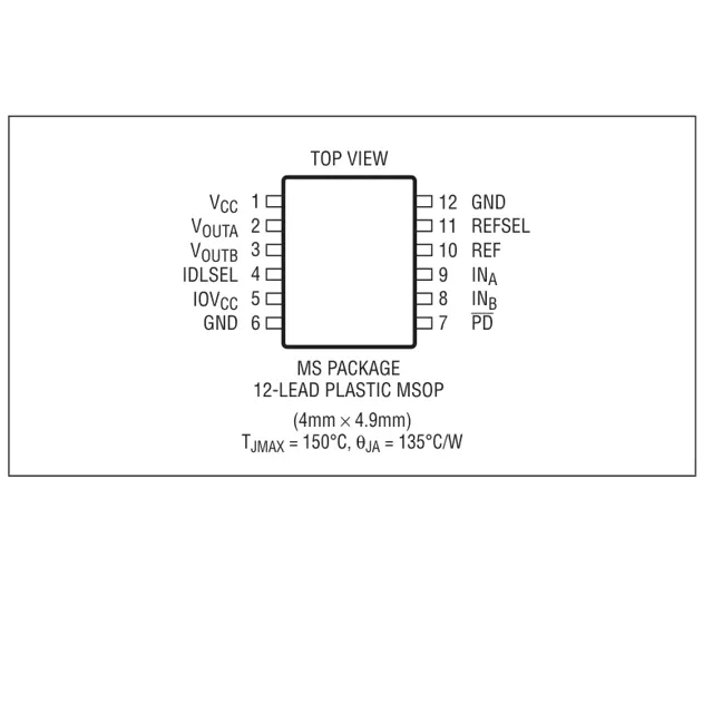 pid_16787140_ltc2644cms-l1023trpbf-linear-technology-datasheet-32866045.pdf  Pinout Diagram_1