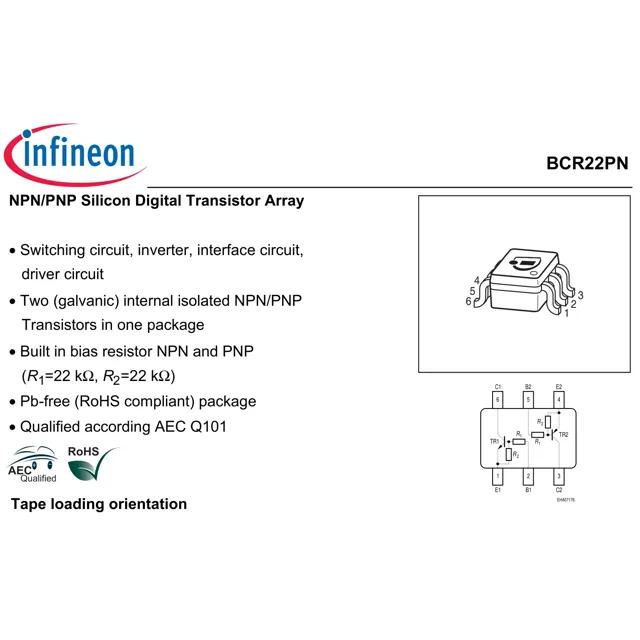 pid_27275818_bcr22pne6327-infineon-datasheet-11731051.pdf Pinout Diagram_1 pid_27275818_bcr22pne6327-infineon-datasheet-11731051.pdf Pinout Diagram_1