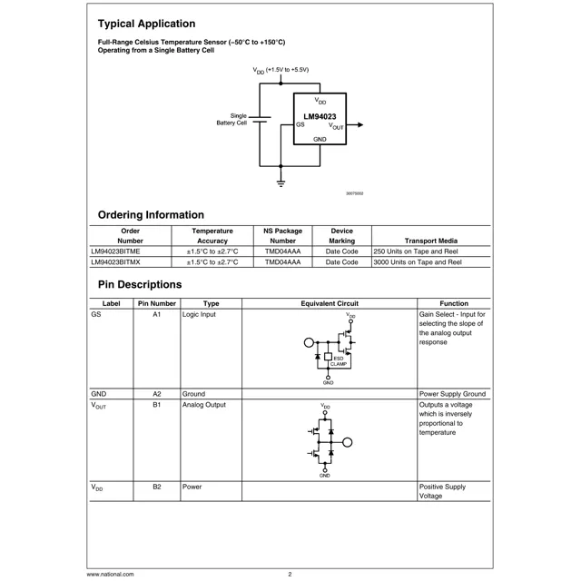 pid_32581768_lm94023bitme-national-semiconductor-datasheet-10848450.pdf  Pinout Diagram_1
