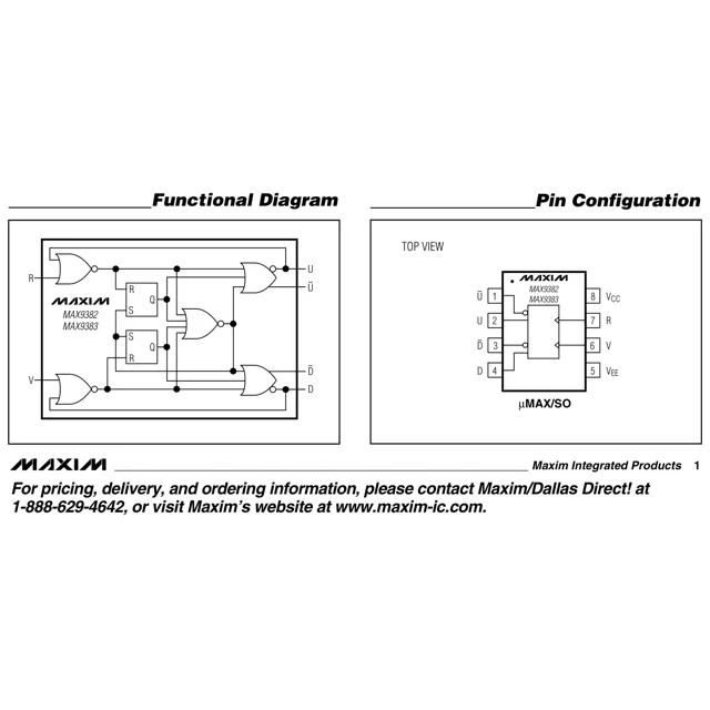 pid_34237719_max9382esa2b-maxim-integrated-datasheet-13722753.pdf Pinout Diagram_1 pid_34237719_max9382esa2b-maxim-integrated-datasheet-13722753.pdf Pinout Diagram_1
