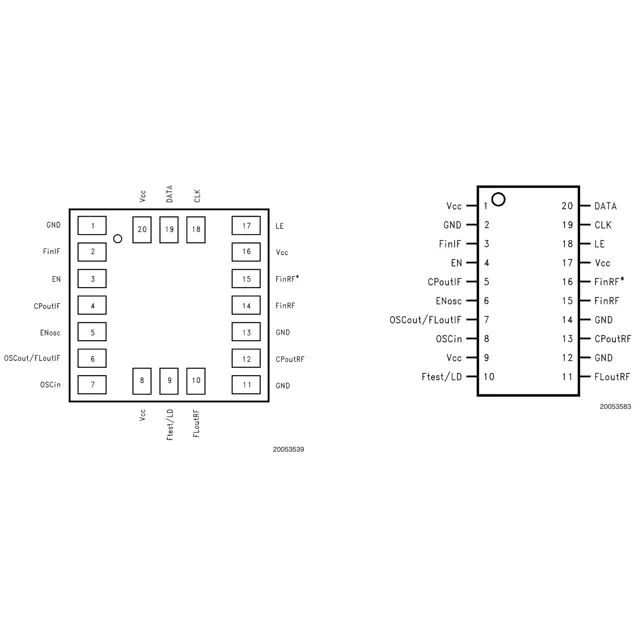 pid_36084461_lmx2433tm-national-semiconductor-datasheet-10846002.pdf  Pinout Diagram_1