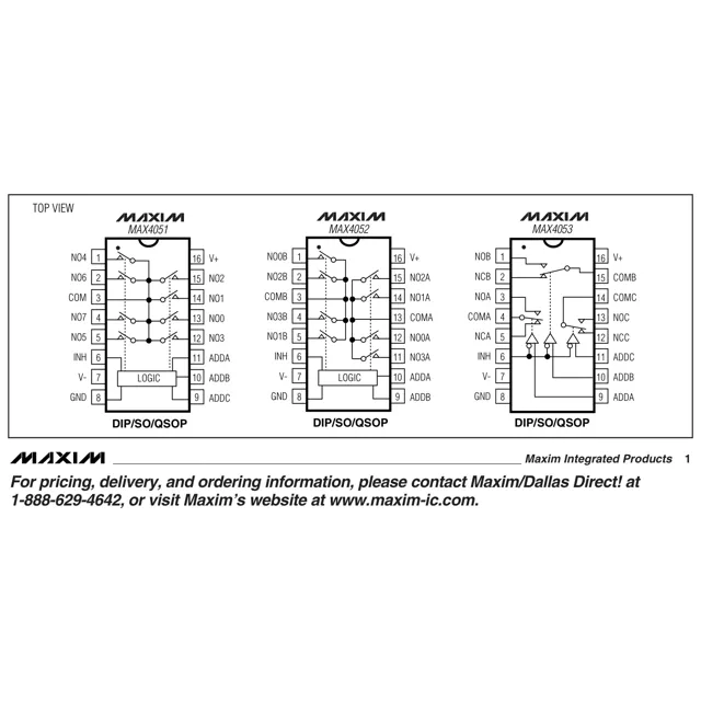 pid_38161482_max4053eee2b-analog-devices-datasheet-66109.pdf Pinout Diagram_1 pid_38161482_max4053eee2b-analog-devices-datasheet-66109.pdf Pinout Diagram_1
