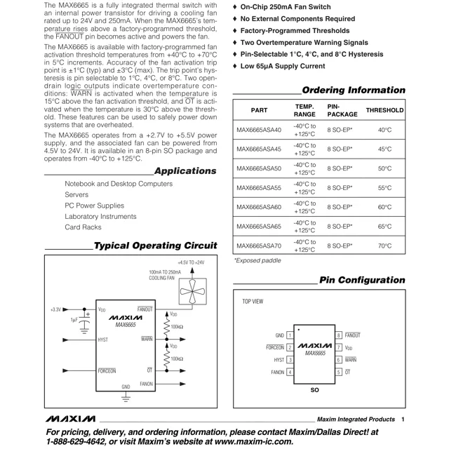 pid_40405188_max6665asa60-maxim-integrated-datasheet-119696.pdf Pinout Diagram_1 pid_40405188_max6665asa60-maxim-integrated-datasheet-119696.pdf Pinout Diagram_1