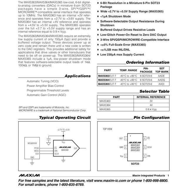 pid_40476689_max5365eut2b-maxim-integrated-datasheet-13712472.pdf  Pinout Diagram_1