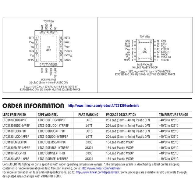 pid_45784995_ltc3130iudc23pbf-analog-devices-datasheet-66042679.pdf  Pinout Diagram_1