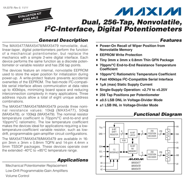 pid_46370152_max5478eud-maxim-integrated-datasheet-13717189.pdf  Pinout Diagram_1