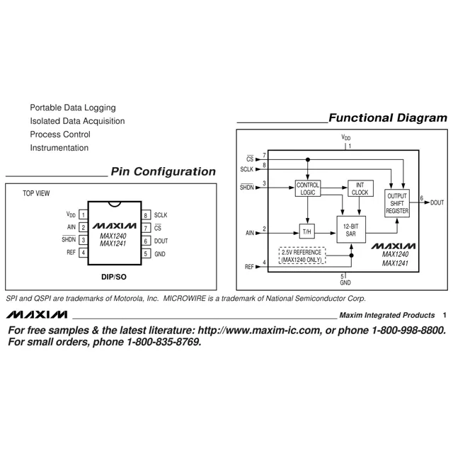 pid_48658638_max1240cesa2bt-maxim-datasheet-68950.pdf  Pinout Diagram_1