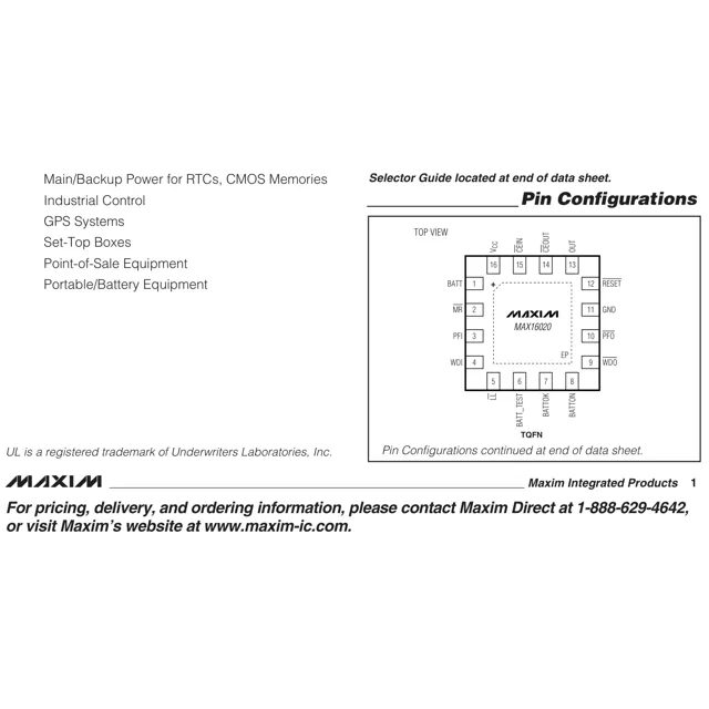 pid_52389992_max16021ltev2b-maxim-integrated-datasheet-13730302.pdf  Pinout Diagram_1