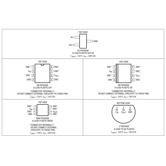 pid_52667918_lt1460hcs3-523tr-linear-technology-datasheet-10101574.pdf  Pinout Diagram_1