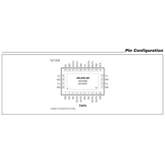 pid_55374908_max4888beti2bt-analog-devices-datasheet-17384273.pdf  Pinout Diagram_1