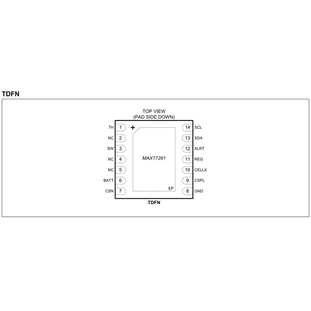 pid_58210470_max17261metd2bt-analog-devices-datasheet-109720491.pdf  Pinout Diagram_1