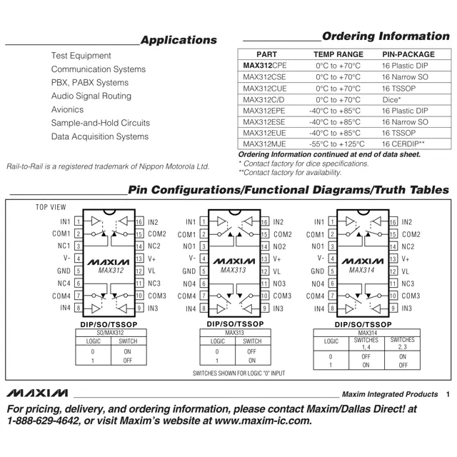 pid_62320037_max314c-d-maxim-integrated-datasheet-8472122.pdf  Pinout Diagram_1