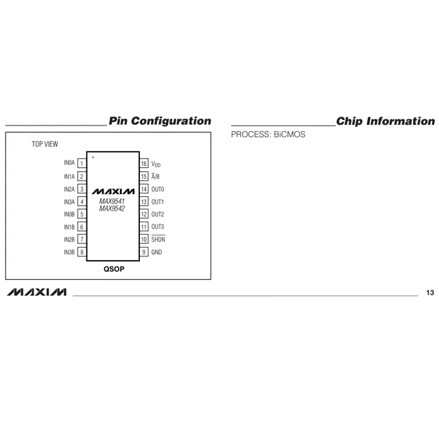 pid_62355611_max9541aee2bt-maxim-integrated-datasheet-13692545.pdf  Pinout Diagram_1