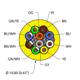 YEL,PVC,10X18,S-DF,ITC,MSHA