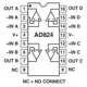 pid_23902558_ad824ar-analog-devices-datasheet-117891.pdf  Pinout Diagram_3