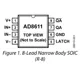 AD8611,12  Pinout Diagram_1