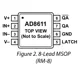 AD8611,12  Pinout Diagram_2