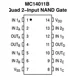 MC14001B Series  Pinout Diagram_9