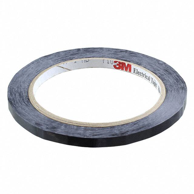 3M 1350F-1 0.25" X 72YD-BLACK3M (TC)