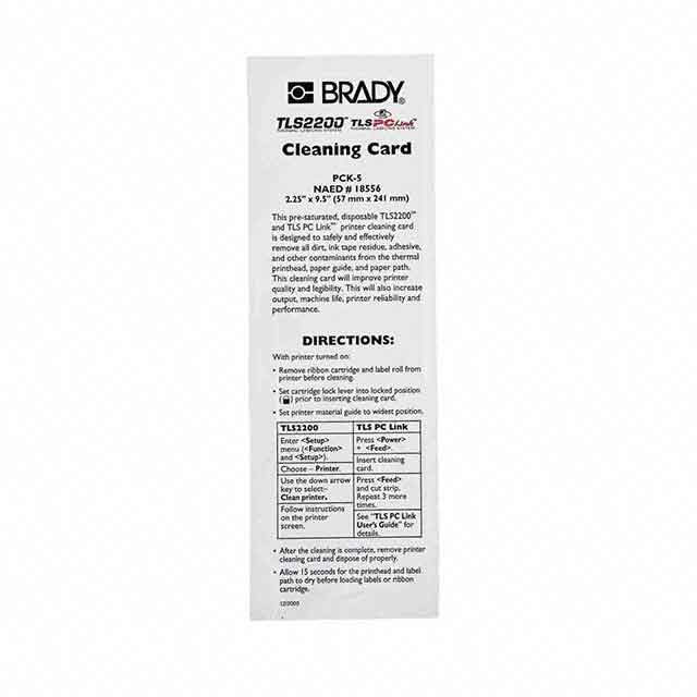 PCK-5Brady Corporation
