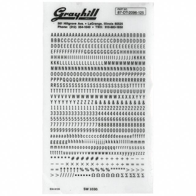 87-DT-2096-125Grayhill Inc.