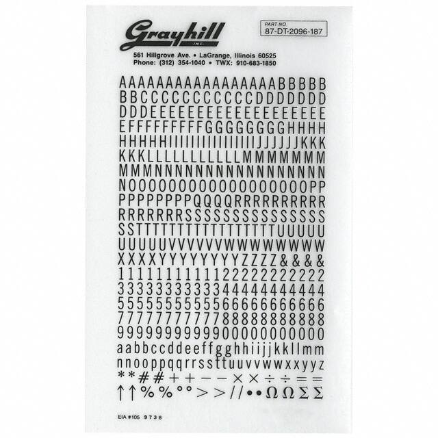 87-DT-2096-187Grayhill Inc.