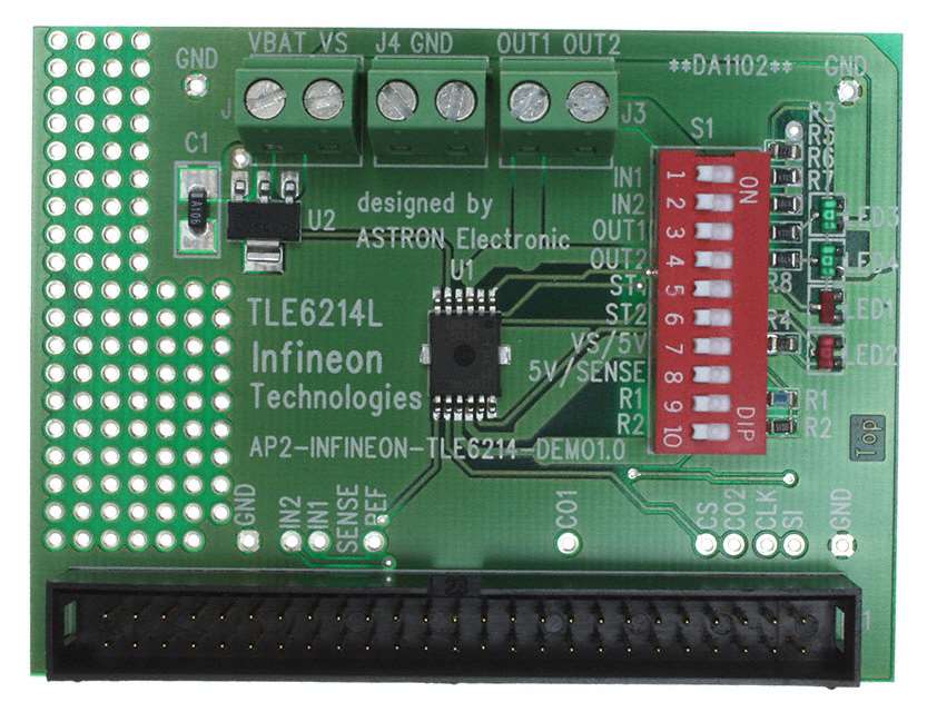 DEMOBOARD TLE 6214LInfineon Technologies