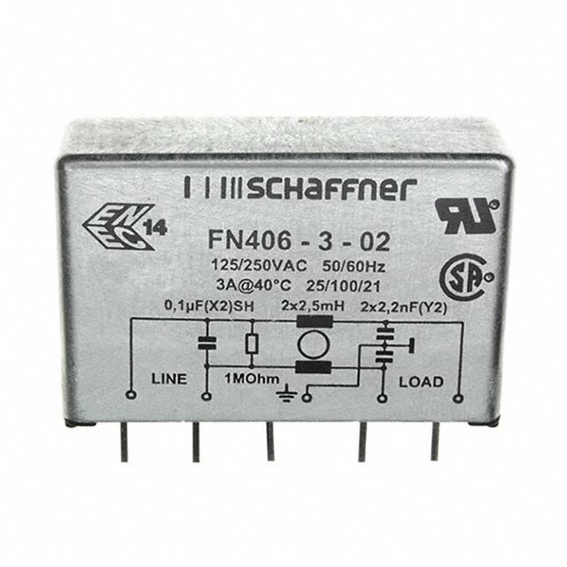 FN406-3-02Schaffner EMC Inc.