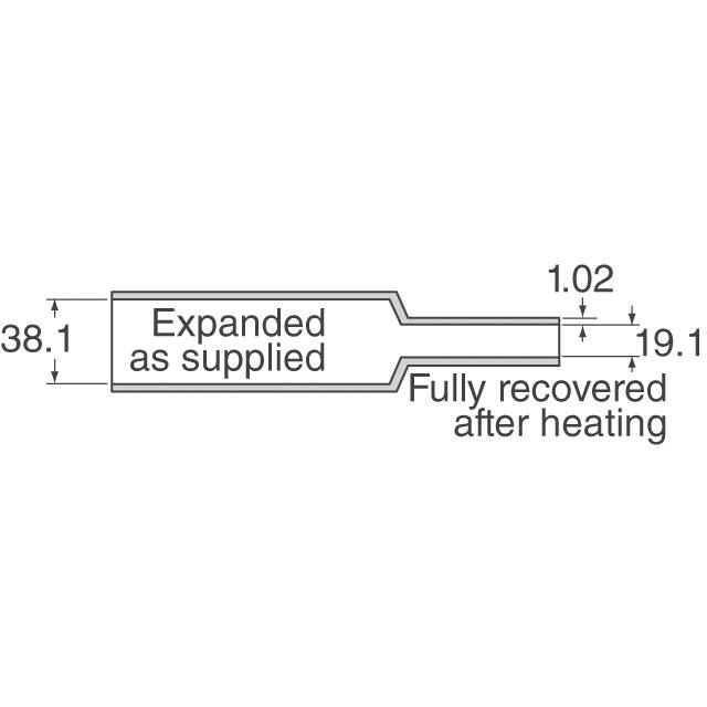 RNF-100-1-1/2-RD-STKTE Connectivity Raychem Cable Protection