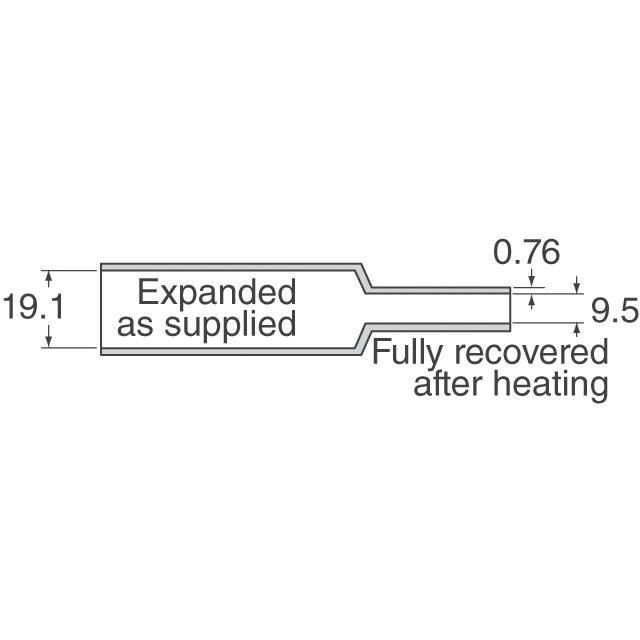 RNF-100-3/4-RD-STKTE Connectivity Raychem Cable Protection