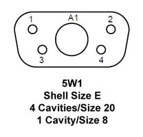 DE5W1SA00LFAmphenol ICC (FCI)