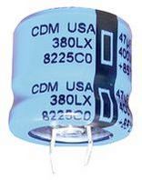 380LX221M250H012Cornell Dubilier Electronics (CDE)