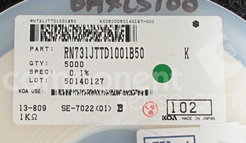 RN731JTTD1001B50KOA Speer Electronics, Inc.