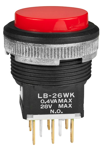 NKK Switches LB26WKG01-05-CJ