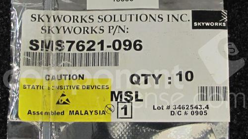 SMS7621-096Skyworks Solutions Inc.