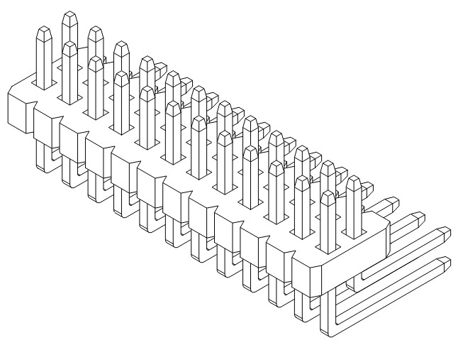 Sullins Connector Solutions SMH100-LPSE-D08-RA-BK