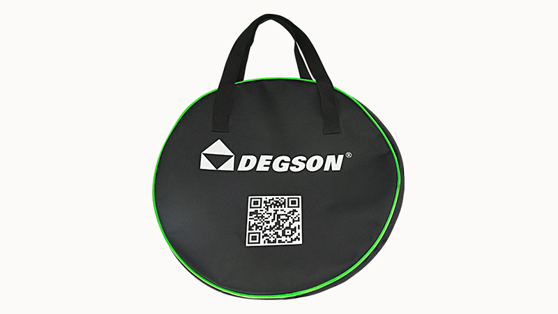 Portable bag for EV charger (without LOGO) green frameDEGSON
