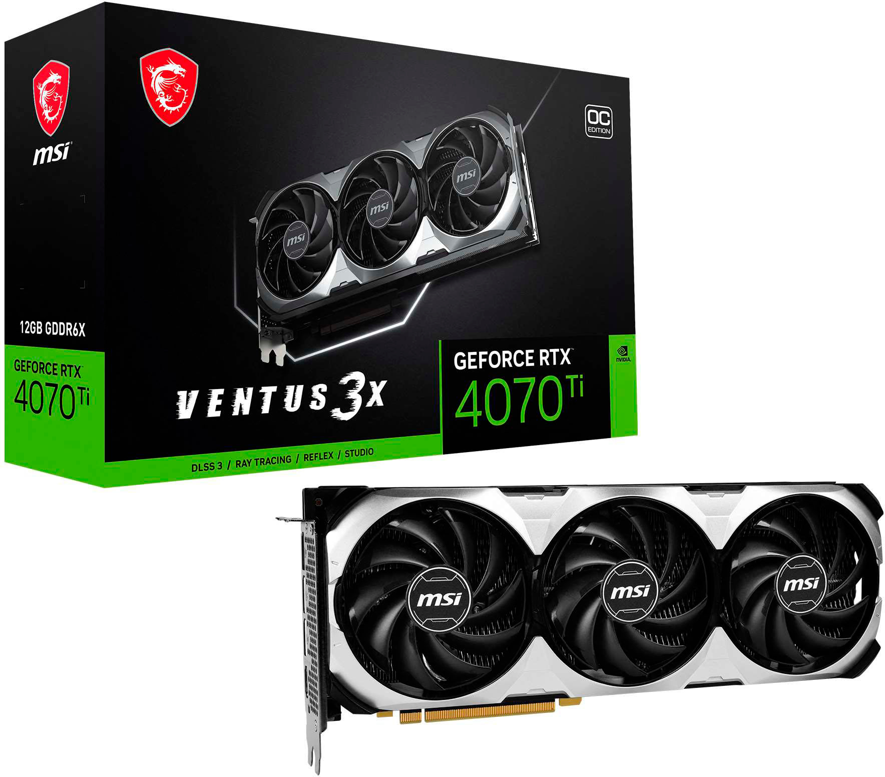 RTX 4070 TI VENTUS 3X 12G OCNvidia