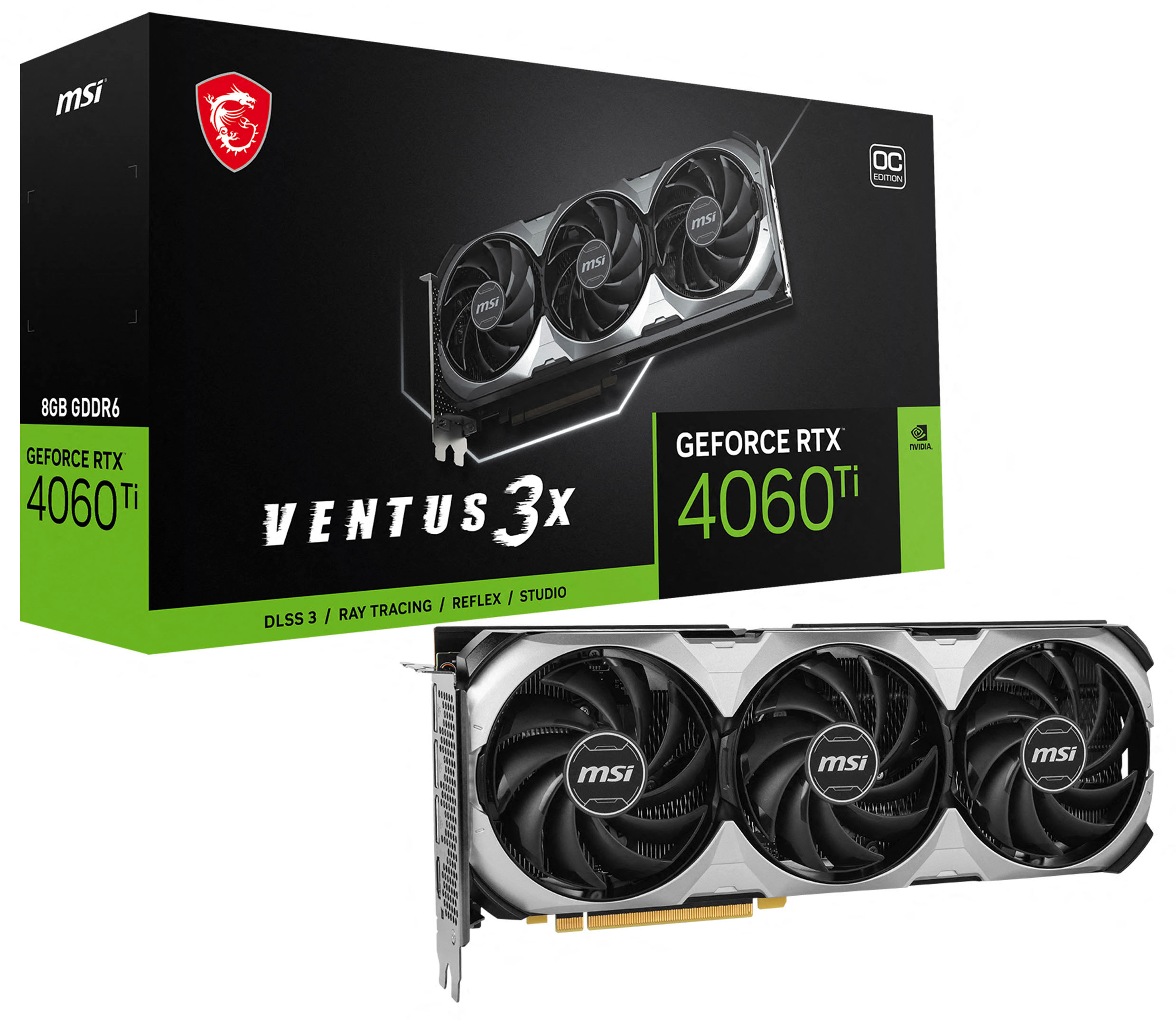 RTX 4060 Ti VENTUS 3X 8G OCNvidia