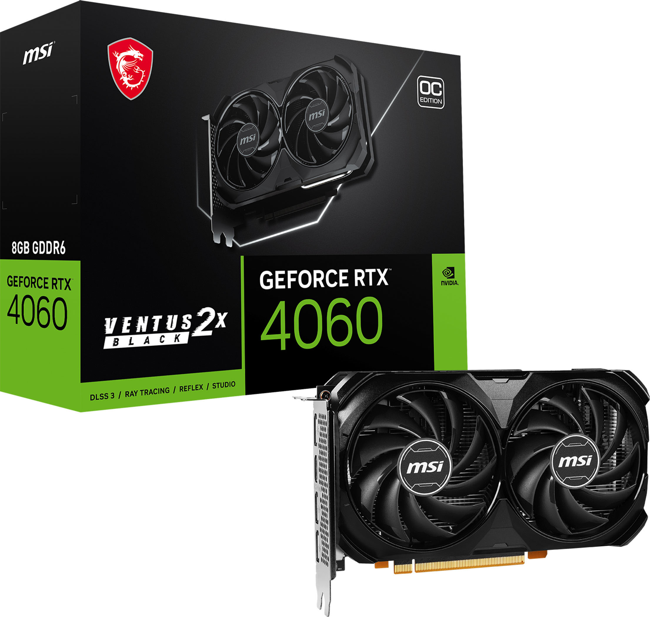RTX 4060 VENTUS 2X BLACK 8G OCNvidia