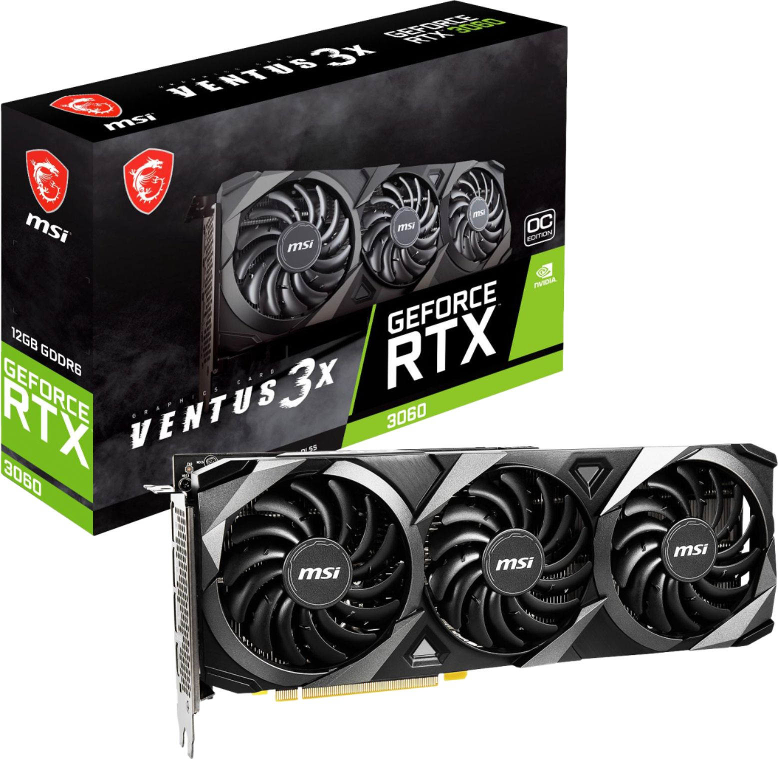 RTX 3060 Ventus 3X 12G OCNvidia