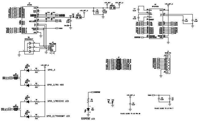 Silicon Labs CP2103-EK Reference Design 6