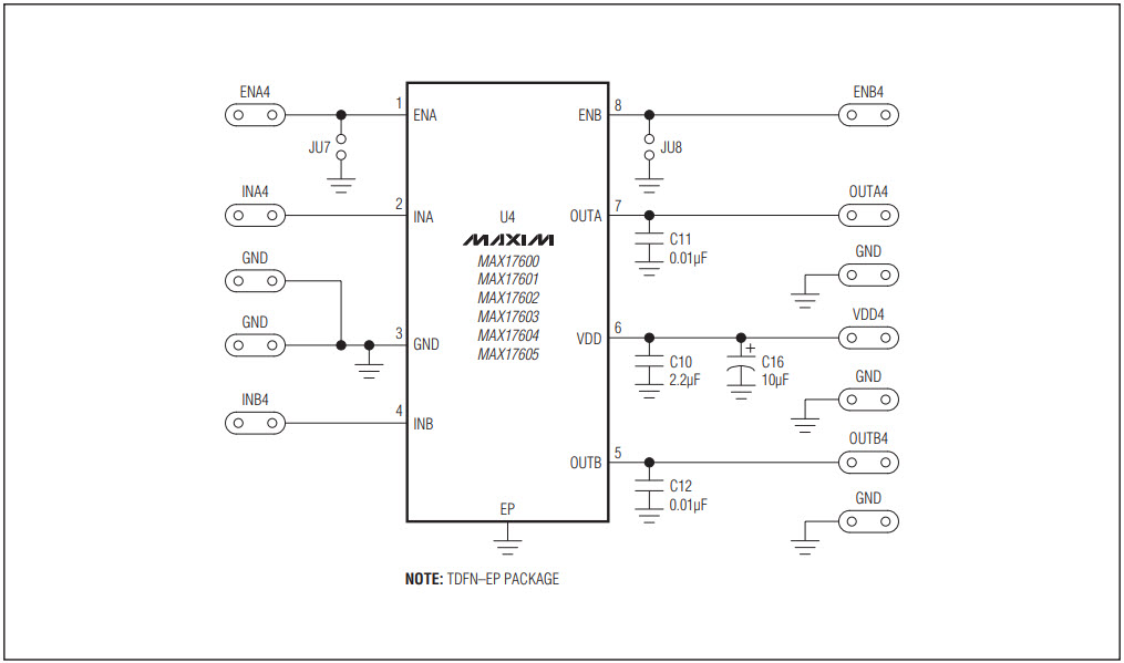 Maxim Integrated MAX17604EVKIT# Reference Design 6